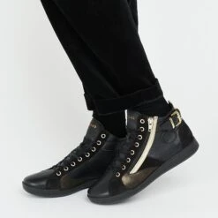 Produits populaires -Pataugas PALME 628270946 NOIR DORE