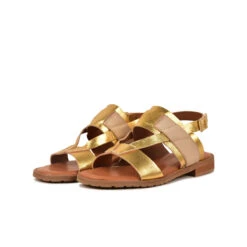 Pataugas RIA/MIX F2H DORE -Pataugas SANDALE FEMME RIA MIX F2H DORE 5 8156670e 852b 4224 b640 378fafdfd800